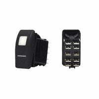 Carling Technologies - VLD2UHNB-AAC00-000 - SWITCH ROCKER DPDT 20A 12V