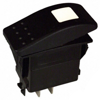 Carling Technologies - V1D2B60B-A9C00-000 - SWITCH ROCKER SPST 20A 12V