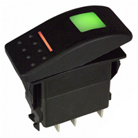 Carling Technologies - V2D2GHNB-AAC00-000 - SWITCH ROCKER SPST-NO 20A 12V