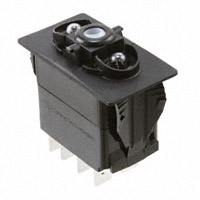 Carling Technologies - VJD1D66B-00000-000 - SWITCH ROCKER DPDT 20A 12V