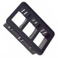 Carling Technologies - VM3-01 - BRACKET MOUNTING-3 GANG BLACK
