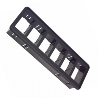 Carling Technologies - VM6-01 - BRACKET MOUNTING-6 GANG BLACK