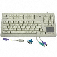 Cherry Americas LLC - G80-11900LTMUS - KEYBOARD 104 KEY PS2 BEIGE