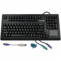 Cherry Americas LLC - G80-11900LTMUS-2 - KEYBOARD COMPACT 104KEY PS2 BLK