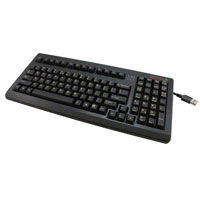 Cherry Americas LLC - G80-1865LXNEU-2 - KEYBOARD 104KEY 16" USB & PS/2