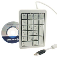 Cherry Americas LLC - G84-4700LUCUS-0 - KEYPAD 21 KEYS LT GRY 4"
