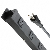 Chip Quik Inc. - EPS-20661 - POWER STRIP 24" 6 BLACK OUTLET