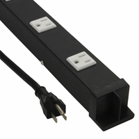 Chip Quik Inc. - EPS-51512 - POWER STRIP 60" 15 BLK W/WHITE