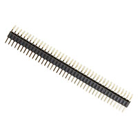 Chip Quik Inc. - HDR127MET40M-G-RA-TH - 1.27 MM 40 PIN RIGHT ANGLE MALE