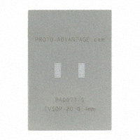 Chip Quik Inc. - PA0077-S - TVSOP-20 STENCIL