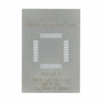 Chip Quik Inc. - PA0104-S - MQFP-52/TQFP-52/LQFP-52 STENCIL