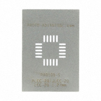 Chip Quik Inc. - PA0105-S - PLCC-20/LCC-20/JLCC-20 STENCIL