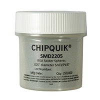 Chip Quik Inc. - SMD2205 - SOLDER SPHERES 63/37 .025 DIAM