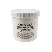 Chip Quik Inc. - SMD291AX500T3 - SOLDER PASTE SN63/PB37 500G