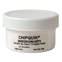 Chip Quik Inc. - SMD291SNL50T3 - SLDR PASTE NO-CLN SAC305 50G