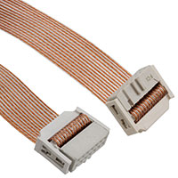 Cicoil - 310J101-14-CA006 - FLT RIB CBL .050" 28AWG 14C 6'