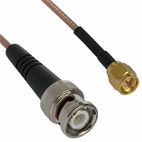 Cinch Connectivity Solutions Johnson - 415-0028-M1.5 - CABLE SMA PLUG TO BNC PLUG 1.5M