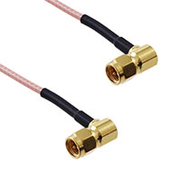 Cinch Connectivity Solutions Johnson - 415-0032-MM150 - CABLE RA SMA PLUG TO PLUG 150MM
