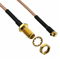 Cinch Connectivity Solutions Johnson - 415-0073-MM750 - CBL SMA JACK-RA MMCX PLUG 750MM