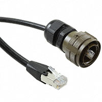 Cinch Connectivity Solutions - C-RJFTV5E1706PG10 - CABLE MOD 8P8C PLUG-PLUG 3.28'