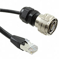 Cinch Connectivity Solutions - C-RJFTV5E1706PN10 - CABLE MOD 8P8C PLUG-PLUG 3.28'