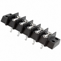 Cinch Connectivity Solutions - 5-142-Y - CONN BARRIER STRIP 5CIRC 0.563"