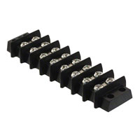 Cinch Connectivity Solutions - 8-141 - CONN BARRIER STRIP 8CIRC 0.438"