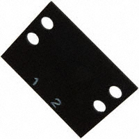 Cinch Connectivity Solutions - MS-2-140 - BARRIER BLOCK MARKER STRIP 2POS