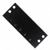 Cinch Connectivity Solutions - MS-5-142 - BARRIER BLK MARKER STRIP 5POS