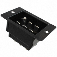 Cinch Connectivity Solutions - P-2406-DB - CONN PLUG 6POS PNL MNT SLDR