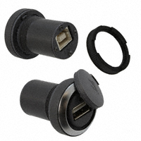 RAFI USA - 1.30259.0210700 - RND USB FEED THRO PLAST CHROMIN