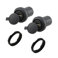 RAFI USA - 1.30259.0510707 - SQUARE USB FEED THRO PLAST GREY