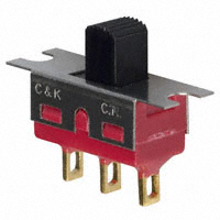 C&K - 1101M1S2ZBE2 - SWITCH SLIDE SPDT 0.4VA 20V