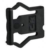 C&K - 113B02000 - HDWR ENDCAP LEFT FOR SER 3U BLK