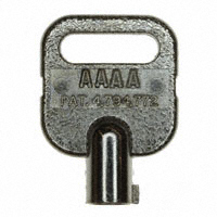 C&K - 363C1AAAA - KEY AAAA ZINC CHROME FINISH