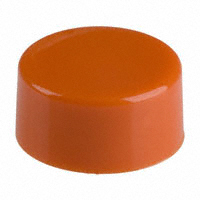 C&K - 465804000 - CAP PUSHBUTTON ROUND ORANGE