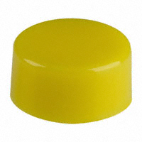 C&K - 465805000 - CAP PUSHBUTTON ROUND YELLOW