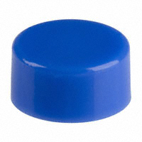 C&K - 465807000 - CAP PUSHBUTTON ROUND BLUE