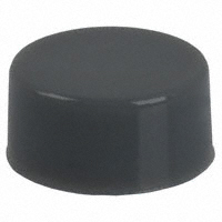 C&K - 465809000 - CAP PUSHBUTTON ROUND GRAY