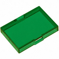 RAFI USA - 5.49275.0321502 - LENS TRANSPARENT RECT FLUSH GRN