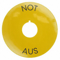 RAFI USA - 5.76204.4010400 - EMERGNCY STOP LBL 60MM NOT-AUS