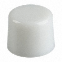 C&K - 708901000 - CAP PUSHBUTTON ROUND WHITE