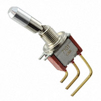 C&K - 7101K12CWAV2BE - SWITCH TOGGLE SPDT 0.4VA 20V