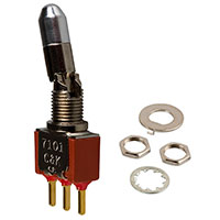 C&K - 7101K2CBE - SWITCH TOGGLE SPDT 0.4VA 20V
