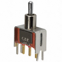 C&K - 7101MD9V3BE - SWITCH TOGGLE SPDT 0.4VA 20V