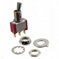 C&K - 7101P4HZBE - SWITCH TOGGLE SPDT 0.4VA 20V