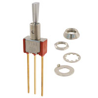 C&K - 7103P3YW4BE - SWITCH TOGGLE SPDT 0.4VA 20V