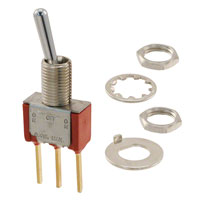 C&K - 7103SYW3BE - SWITCH TOGGLE SPDT 0.4VA 20V