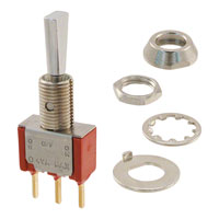 C&K - 7105P3YCBE - SWITCH TOGGLE SPDT 0.4VA 20V