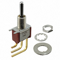 C&K - 7105SYAV2BE - SWITCH TOGGLE SPDT 0.4VA 20V